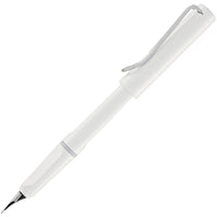 Lamy Fountain Pen - Safari White ABS Plastic Barrel Steel Nib, Medium | L19WEMBC ,