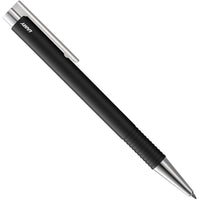 Lamy Ballpoint Pen - Logo M+ Matte Black Plastic Barrel with Chrome Trim | L204MBKBC ,