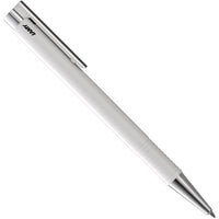 Lamy Ballpoint Pen - Logo M+ Shiny White Plastic Body with Chrome Trim | L204MWEBC ,