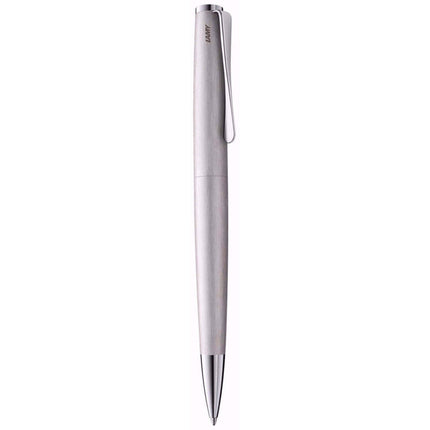 Lamy Ballpoint Pen - Studio Brushed Silver Stainless Steel Medium Point | L265 ,