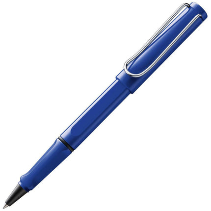 Lamy Rollerball Pen - Safari Blue Plastic Ergonomic Grip Medium Point | L314BC ,