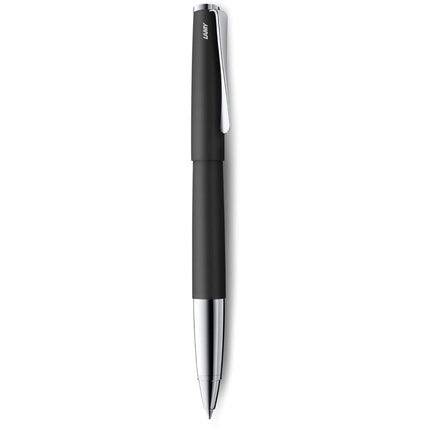 Lamy Rollerball Pen - Studio Matte Black With Chrome Clip Lacquer Finish | L367 ,
