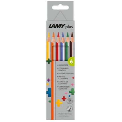 Lamy Color Pencils - Plus Triangular Cedarwood Highly Resistant Pack of 6 | L4022006 ,