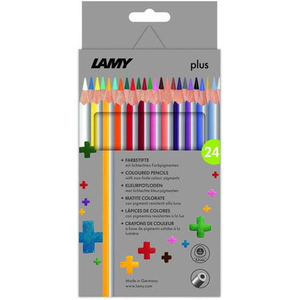 Lamy Color Pencils - Plus Cedarwood Highly Resistant, Pack of 24 | L4022008 ,