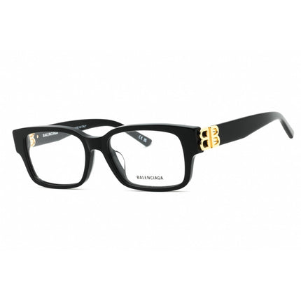Balenciaga Women's Eyeglasses - Black Acetate Rectangular Full Rim Frame | BB0105O 001 ,
