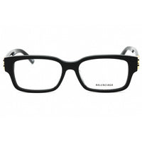 Balenciaga Women's Eyeglasses - Black Acetate Rectangular Full Rim Frame | BB0105O 001 ,