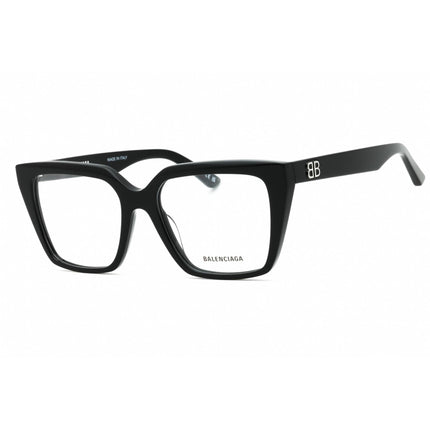 Balenciaga Women's Eyeglasses - Black Acetate Square Full Rim Frame | BB0130O 001 ,