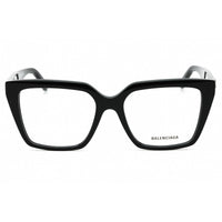 Balenciaga Women's Eyeglasses - Black Acetate Square Full Rim Frame | BB0130O 001 ,