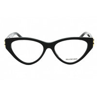 Balenciaga Women's Eyeglasses - Black Acetate Cat Eye Full Rim Frame | BB0172O 001 ,