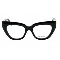 Balenciaga Women's Eyeglasses - Black Acetate Cat Eye Full Rim Frame | BB0238O 001 ,