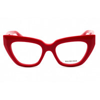 Balenciaga Women's Eyeglasses - Red Acetate Cat Eye Shape Full Rim Frame | BB0238O 003 ,
