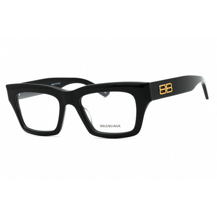 Balenciaga Unisex Eyeglasses - Black Acetate Rectangular Full Rim Frame | BB0240O 001 ,
