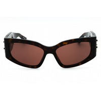 Balenciaga Women's Sunglasses - Dark Havana Acetate Cat Eye Full Rim | BB0321S 008 ,
