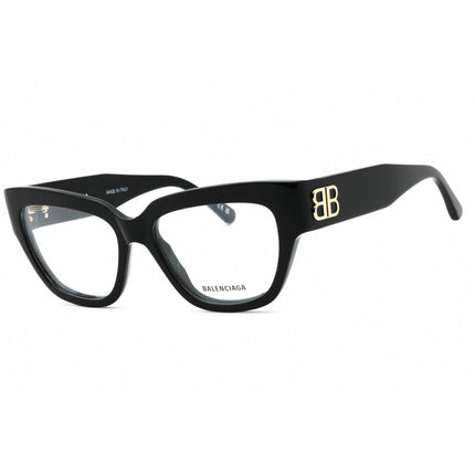 Balenciaga Women's Eyeglasses - Black Acetate Cat Eye Full Rim Frame | BB0326O 001 ,