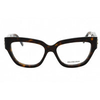 Balenciaga Women's Eyeglasses - Havana Acetate Cat Eye Full Rim Frame | BB0326O 002 ,