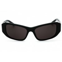 Balenciaga Unisex Sunglasses - Black Acetate Rectangular Full Rim Frame | BB0365S 001 ,