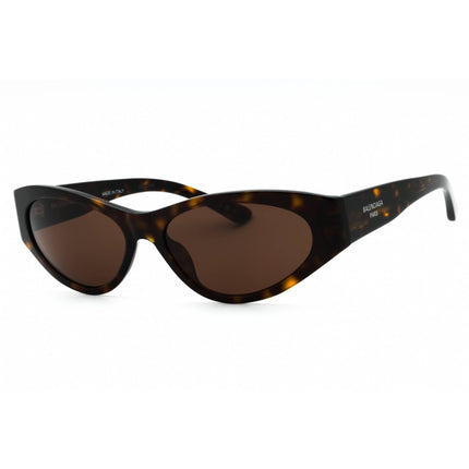 Balenciaga Women's Sunglasses - Tortoise Acetate Cat Eye Full Rim Frame | BB0367S 002 ,