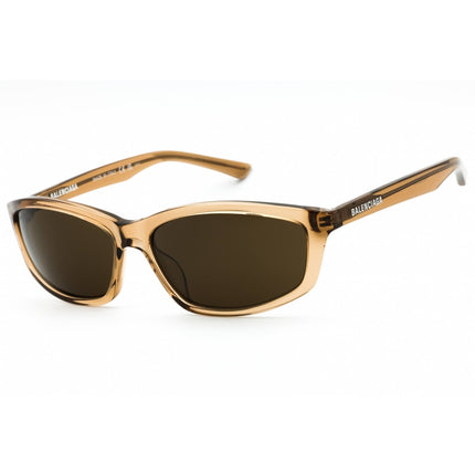 Balenciaga Unisex Sunglasses - Transparent Beige Brown Cat Eye Frame | BB0401S 004 ,