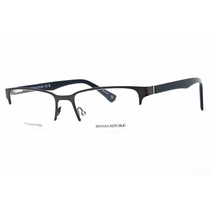 Banana Republic Men's Eyeglasses - Matte Gray Metal Rectangular Frame | Anton 0FRE 00 ,