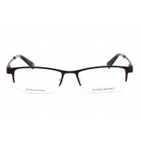 Banana Republic Men's Eyeglasses - Matte Brown Metal Half Rim Frame | BR 102 04IN 00 ,