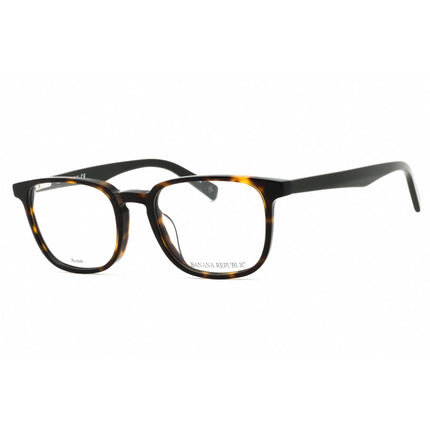 Banana Republic Men's Eyeglasses - Havana Plastic Square Full Rim | BR 105 0086 00 ,