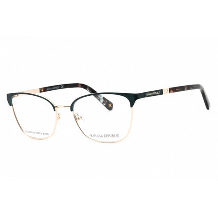 Banana Republic Women's Eyeglasses - Teal Metal Cat Eye Full Rim | BR 216 0ZI9 00 ,