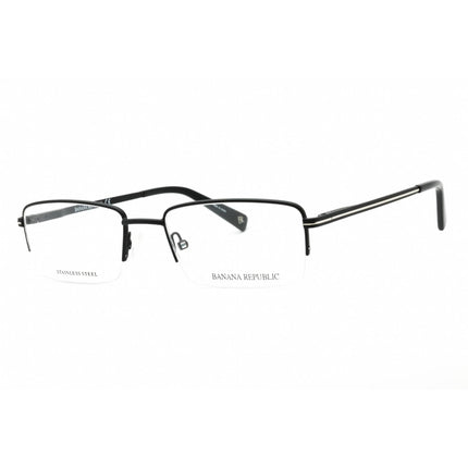 Banana Republic Men's Eyeglasses - Matte Black Metal Rectangular Frame | EMIL 0003 00 ,