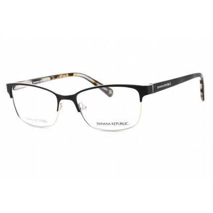 Banana Republic Women's Eyeglasses - Matte Black Metal Rectangular | Mabel 0003 00 ,