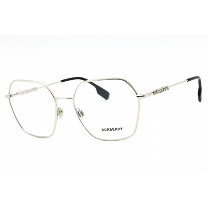 Burberry Women's Eyeglasses - Silver Metal Geometric Full Rim Frame | 0BE1381 1005 ,