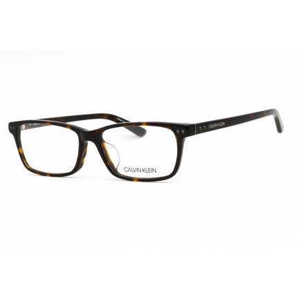 Calvin Klein Men's Eyeglasses - Dark Tortoise Rectangular Shape Frame | CK18526A 235 ,