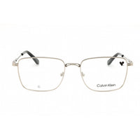 Calvin Klein Men's Eyeglasses - Silver Metal Rectangular Full Rim Frame | CK23104 045 ,