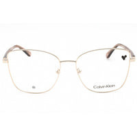 Calvin Klein Women's Eyeglasses - Gold Metal Butterfly Full Rim Frame | CK23128 717 ,