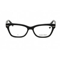 Calvin Klein Women's Eyeglasses - Black Acetate Cat Eye Full Rim Frame | CK23512 001 ,