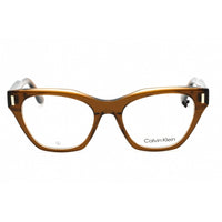 Calvin Klein Women's Eyeglasses - Brown Acetate Cat Eye Full Rim Frame | CK23518 200 ,