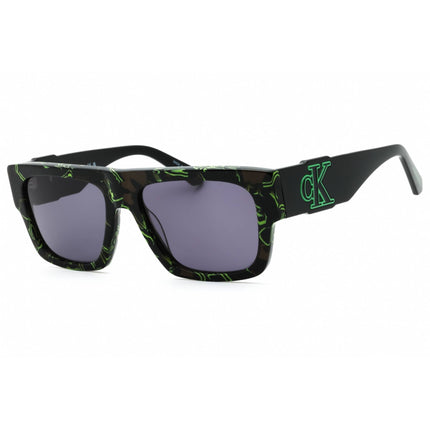 Calvin Klein Jeans Men's Sunglasses - Black/Party Green Full Rim Frame | CKJ23654S 079 ,