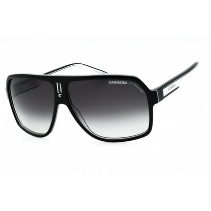 Carrera Men's Sunglasses - Black Crystal White Grey Square Frame | CARRERA 27 0XSZ 9O ,