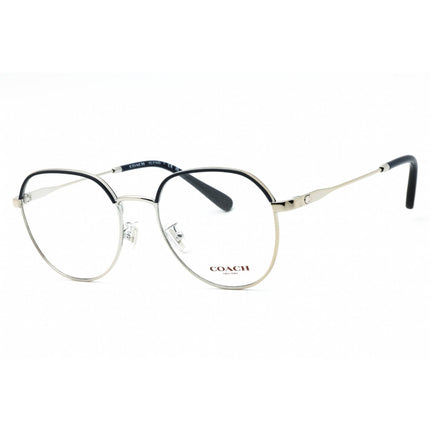 Coach Women's Eyeglasses - Silver/Navy Metal Phantos Full Rim Frame | 0HC5164D 9001 ,