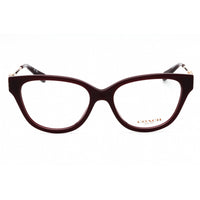 Coach Women's Eyeglasses - Solid Oxblood Plastic Cat Eye Full Rim | 0HC6161B 5479 ,