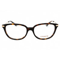 Coach Women's Eyeglasses - Dark Tortoise Plastic Oval Full Rim Frame | 0HC6185 5120 ,
