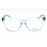 Coach Women's Eyeglasses - Transparent Blue Plastic Cat Eye Full Rim | 0HC6207U 5740 ,