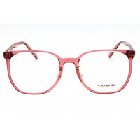Coach Women's Eyeglasses - Transparent Berry Plastic Square Full Rim | 0HC6215D 5800 ,