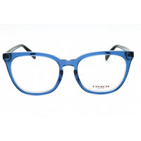 Coach Women's Eyeglasses - Transparent Blue Plastic Square Full Rim | 0HC6222F 5787 ,