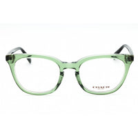 Coach Women's Eyeglasses - Transparent Grasshopper Green Full Rim | 0HC6222U 5786 ,