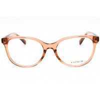Coach Women's Eyeglasses - Transparent Saddle Orange Cat Eye Frame | 0HC6236U 5822 ,