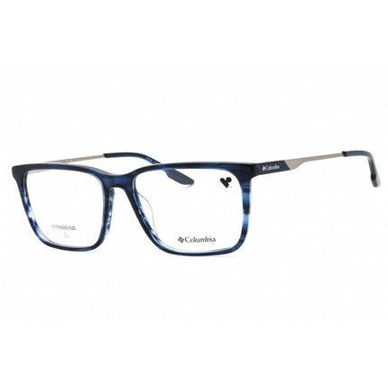 Columbia Men's Eyeglasses - Navy Horn Acetate Square Shape Full Rim Frame | C8042 424 ,