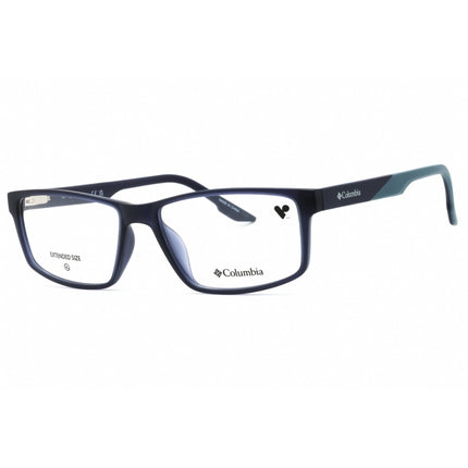 Columbia Men's Eyeglasses - Matte Navy Crystal Rectangular Full Rim Frame | C8044 413 ,