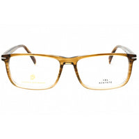 David Beckham Men's Eyeglasses - Striped Brown Beige 57mm Frame | DB 1019 02ZR 00 ,