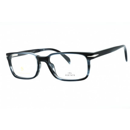 David Beckham Men's Eyeglasses - Grey Horn Rectangular Shape Frame | DB 1065 02W8 00 ,