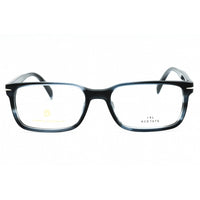 David Beckham Men's Eyeglasses - Grey Horn Rectangular Shape Frame | DB 1065 02W8 00 ,