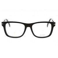 David Beckham Men's Eyeglasses - Black Silver Plastic Square Frame | DB 1073 0BSC 00 ,